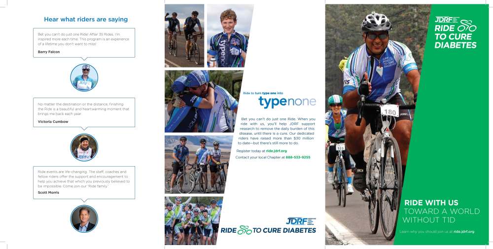 JDRF Ride Brochure